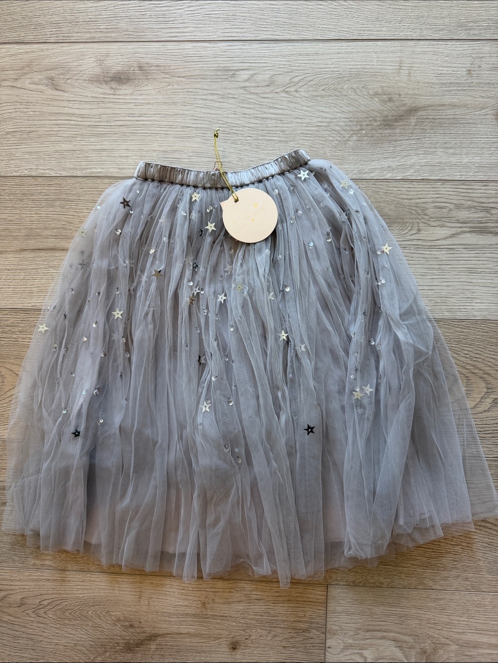 Tutu Du Mode Silver Star-Embellished Tulle Skirt girls